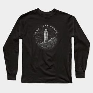 motivational quotes, Minimalist Design lighthouse Long Sleeve T-Shirt